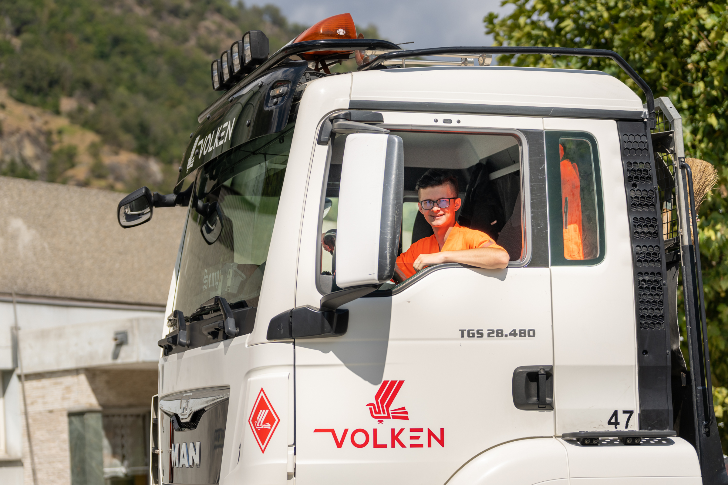 Volle Kraft voraus: Luca Rieder steuert in seine Zukunft. | Volken Group